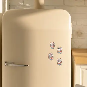 Благословии Декорация на хладилник Изящно изработена година на дракон Магнит за хладилник Китайски зодиакален хладилник стикери за 2024