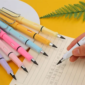 Вечен молив Безкраен молив технология Мастило метална писалка Магически моливи Рисуването не е лесно да се счупи правият молив