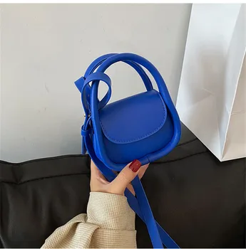 Дамска чанта Козметика Мини сладка чанта за грим Организатор на странни неща Ретро квадратен преносим дизайн с едно рамо 2021