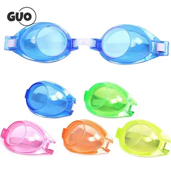 Детски детски басейн Силиконов анти мъгла UV защита Водоустойчиви очила за плуване Очила за водни спортове Очила