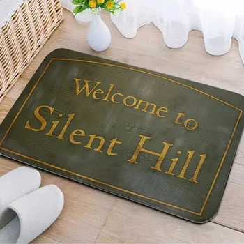 Добре дошли в Silent Hill Bath Mat Неплъзгащи се кухненски килими Балкон Коридор Всекидневна Килим Декор Спални постелки Абсорбираща изтривалка