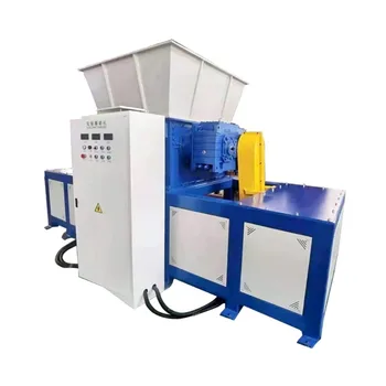 Единична вал метал шредер машина пластмасови бучки шредер машина пластмасови тъкани чанти раздробяване машина фабрика за продажба