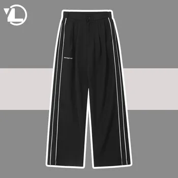 Ежедневни джогъри Панталони Мъже Жени Свободни спортове Широки крака Карго панталони Панталони Sweatpant Harajuku Y2K Streetwear Baggy Pants 2023