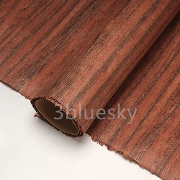Естествен дървен фурнир тигър за мебелна подложка Крафтхартия около 60cm x 2.5m 0.25mm Q / C