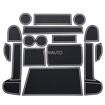 За Mitsubishi Eclipse Cross Door слот мат Car Gate Groove възглавница с гумени поставки за чаши Противоплъзгащи килими Позиция