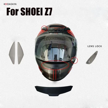 За SHOEI Z7 Z 7 мотоциклет каска Топ въздуховод отдушник Capacete нос дъх брадичка плоча обектив резе малък превключвател аксесоари
