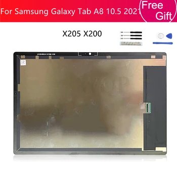 За Samsung Galaxy X205 X200 LCD дисплей сензорен екран дигитайзер събрание за Galaxy Tab A8 10.5 (2021) Резервни части за екрани