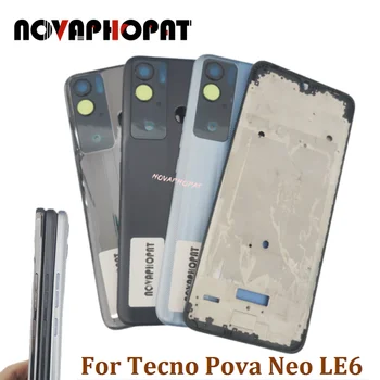 За Tecno Pova Neo LE6 батерия капак на вратата заден корпус обратно корпус страничен ключ мощност ключ долен среден панел предна LCD рамка