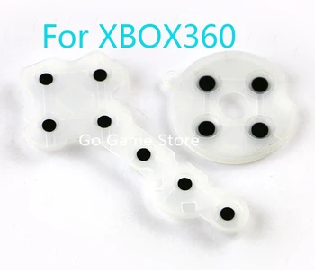 За Xbox 360 резервни части дръжка лепило мека игра гумена подложка контролер проводяща контактна подложка