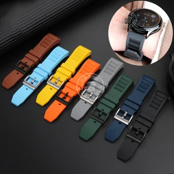 За Xiaomi Color Watchband Color2 водоустойчива спортна флуорна гумена лента за часовник S1 Pro смарт каишка за часовник Huami gtr3pro маншет