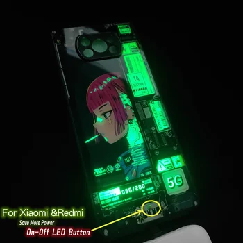 За Xiaomi POCO X5 X4 F5 Pro F4 GT F3 На разстояние LED селфи светлина телефон случай за Redmi бележка 12 11 Pro 5G 10s 10 Pro 4G стъкло Capa