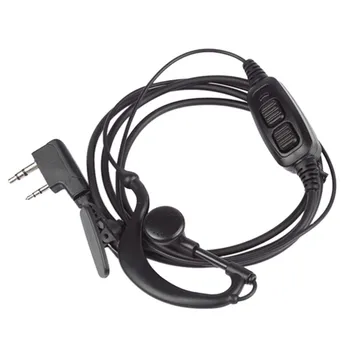 За аксесоари BAOFENG uv-82 двойна PTT слушалка за слушалки с микрофон микрофон за UV 82 UV82L UV-89 двупосочно радио