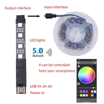Инфрачервена интелигентна контролерна платка с дистанционно управление LED светлина с управление Coard RGB06 с 4PIN интерфейс