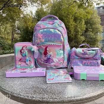 Истински Дисни Австралия Smiggle русалка училище чанта деца канцеларски студент писалка случай обяд чанта раница комплект подарък