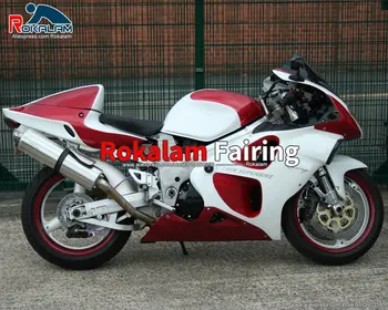 Комплект за обтекател за Suzuki TL1000R 1998 1999 2000 2001 2002 2003 TL 1000R 98-03 Бял червен мотоциклет каросерии (леене под налягане)