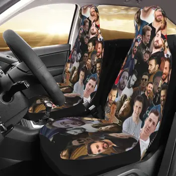 Крис Евънс столче за кола Cover персонализиран печат Универсален преден протектор аксесоари възглавница комплект