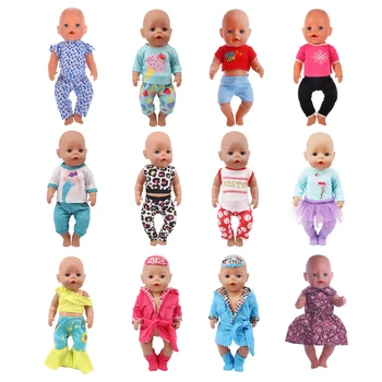 Кукла Бебешки дрехи Рокля & Чанта Fit 18 инча Американски&43см Прероден Новородено бебе кукла OG момиче играчка кукла