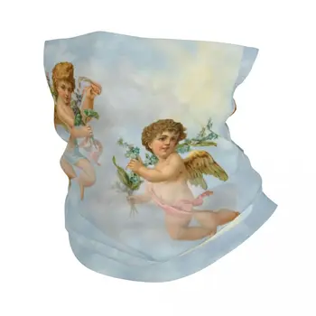 Купидон ангели в небето Бандана врата маншет ветроупорен шал за лице покритие жени естетически ренесанс ангели лента за глава тръба балаклава