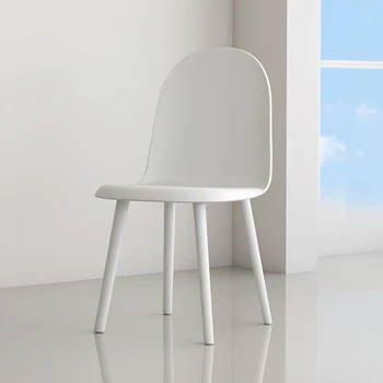 Кухненски акцент Трапезен стол Балконски салон Дизайн Бял дизайнерски стол Nordic Modern Stuhl Sedie Sala da Pranzo Мебели HD50CY