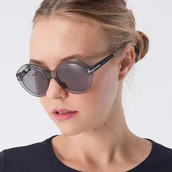 Леки луксозни слънчеви очила в стил котешко око за жени и мъже Допаминов цвят Плътна прозрачна ацетатна рамка Адаптивни лещи