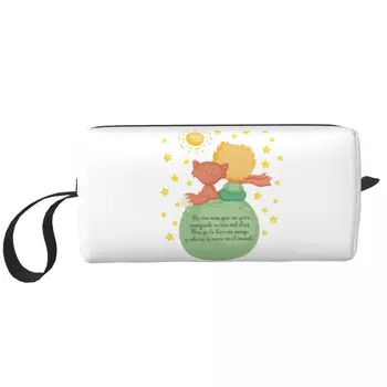 Малкият принц и лисицата грим чанта торбичка козметична чанта за мъже жени Le Petit Prince тоалетни чанти Dopp комплект
