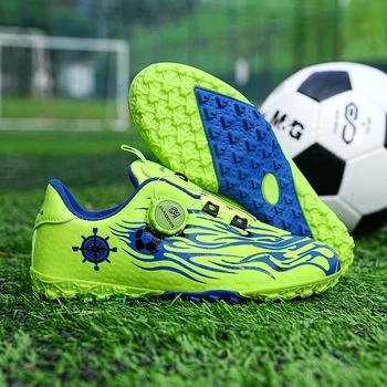 Меси Футболни обувки Детски сделки на едро Футболни обувки Футзал Тренировъчни маратонки Деца Chuteira Campo Society Soccer Cleats
