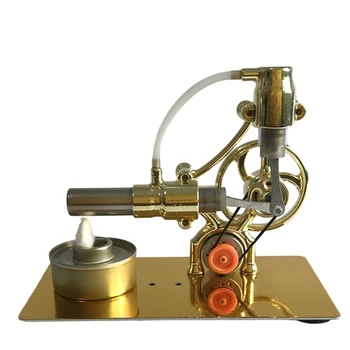 Метален експериментален модел Преносим & Очарователен модел на двигателя на Стърлинг Физика Играчка Образователен Вдъхнови любопитството & Учене T5EF