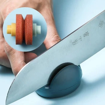 Мини кухненски инструменти Whetstone домакински острилка нож острие Многофункционален заточване каменни ножове камък нож острилка