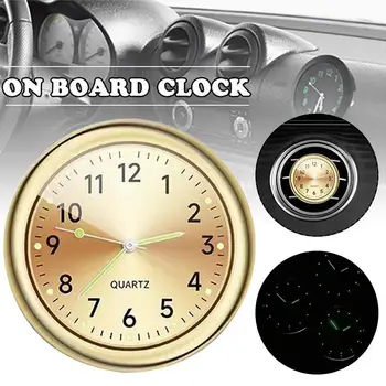 Мини часовник кола кварцов часовник кола цифров електронен часовник орнаменти вентилационни отвори изход клип автомобилни табло време дисплей часовник