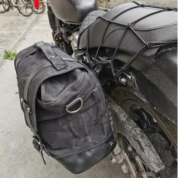 Мотоциклет Touring седловина чанта черно платно водоустойчив Panniers мотоциклет багаж водоустойчив