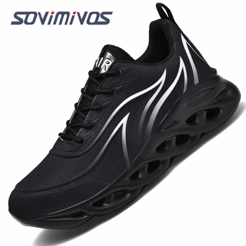 Мъже Вулканизирани обувки за ходене Унисекс Ежедневни леки обувки за тенис Спортни спортни обувки Дишащи модни маратонки
