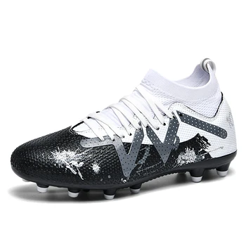 Мъжки футболни обувки футболни обувки маратонки на открито професионални футзал дишащи удобни нехлъзгащи размер 35-45