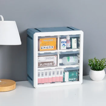 Начало Комплект за първа помощ Многослойна медицинска кутия за съхранение Стенна висяща машина за наркотици Кутии за съхранение на играчки Контейнери за медицински магазини Комплект за хапчета