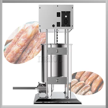 Неръждаема стомана Вертикална електрическа машина за пълнене на колбаси Електрическа машина за пълнене на колбаси