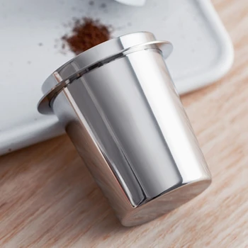 Неръждаема стомана кафе дозиране чаша боб шлифовъчна машина за еспресо машина дозиране