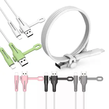 Нов висококачествен кабелен протектор за Apple iPhone USB зарядно устройство кабел Saver Wire Winder защита за iPhone Data Line Protector