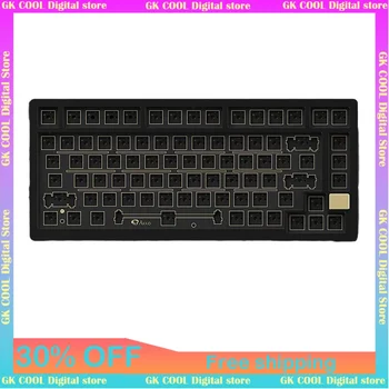 Нов комплект механична клавиатура Spr75 75 Подредба 82 клавиша Метална персонализирана клавиатура с гореща щепсела Анодизиращ аксесоар Механична клавиатура