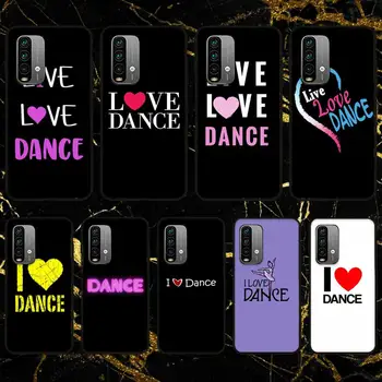 Обичам танцов калъф за телефон за Xiaomi9 10 11PRO LITE Redmi NOTE7 8 9 10A PRO K40 Poco3 Shell