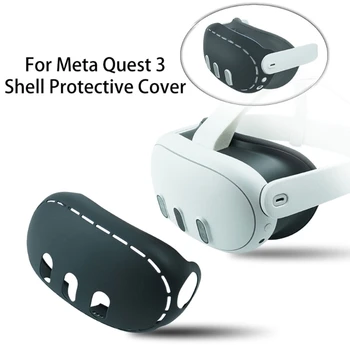 Обновен анти-падане случай удароустойчив силикон за Meta Quest 3 слушалки капак защитна втулка капачка аксесоари