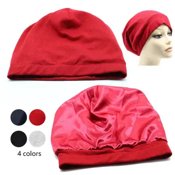 Обратими шапки за коса Стайлинг аксесоари Регулиране на шапки Двуслойни капаци Кашмир Къдрава тюрбан шапка Спящ