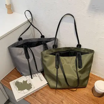 Оксфорд кърпа рамо чанта козметична чанта голям капацитет работа голяма пазарска чанта чанти улично облекло