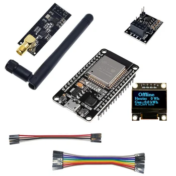 Опростен мониторинг на фотоволтаични модули OpenDTU за Hoymiles DIY комплект ESP32 SSD1306 дисплей и NRF24L01 Antenne за безпроблемно проследяване