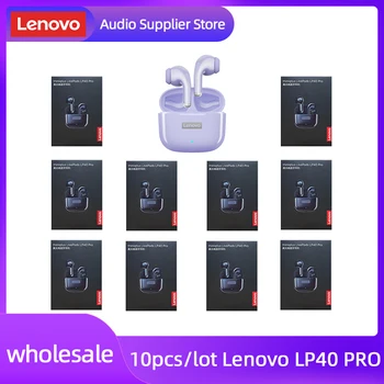 Оригинален Lenovo LP40 Pro TWS 5Pcs 10pcs слушалка Bluetooth безжичен 5.1 Спортни слушалки за намаляване на шума на едро Слушалки Нови