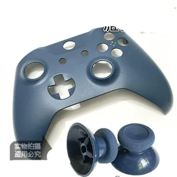 Оригинален калъф за лицева плоча Корпус на предния панел за Xbox One Slim ONE S замяна с 3D аналогови палци пръчки Капачки за палци