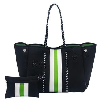 Пазарска пазарска чанта Дамска нова бизнес чанта Неопренова водоустойчива чанта за рамо с голям капацитет Дами