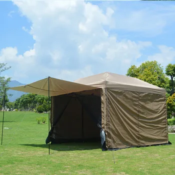 Палатка Външна палатка къмпинг пикник пергола тента термично покритие сребърна палатка