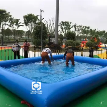 Персонализиран размер плаващ детски басейн взриви риболовен басейн надуваеми плуване за двор
