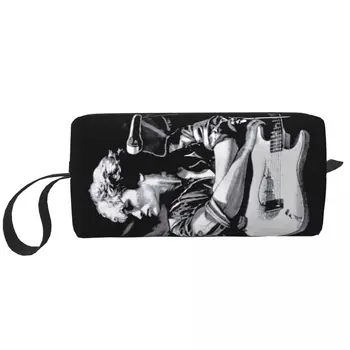 Персонализирана козметична чанта за китара на Виктор Цой Жени Руски рок кино тоалетни грим организатор Lady красота съхранение Dopp комплект