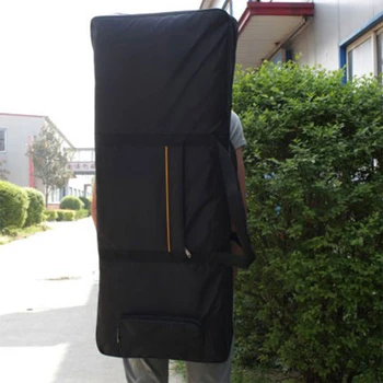 Платнена чанта за пиано със защитен калъф за съхранение - водоустойчива удароустойчива черна мода