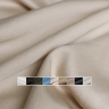 Платът 375g/m тегло Мек кепър Tancel памучни тъкани Материали Есенни жени Windcoat панталони Шевни платове Безплатна доставка